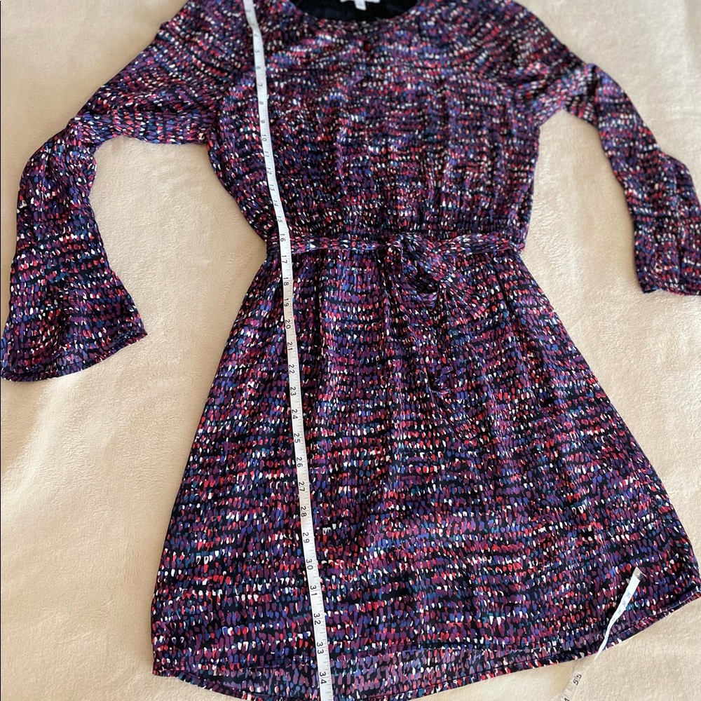 DR2 Multicolor Dotted Tie Front Dress - Size S - Picture 13 of 16